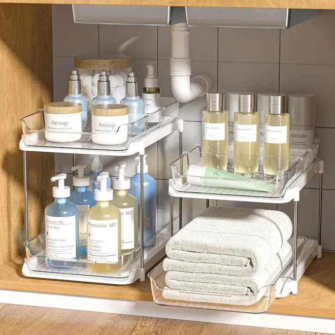 Delamu Multi-Purpose Under Sink Organizers (2-Pack)