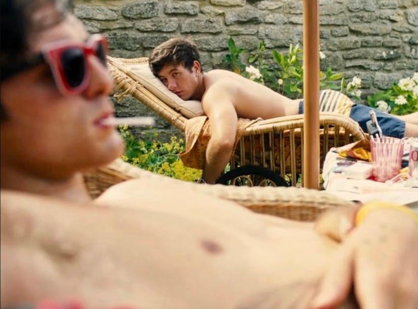 Jacob Elordi and Barry Keoghan in 'Saltburn'