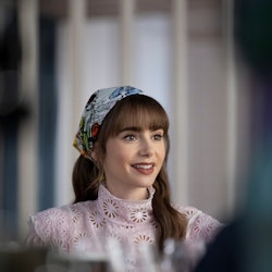 Lily Collins announced that 'Emily in Paris' Season 4 is now filming with BTS photos.