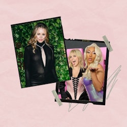 Rachel McAdams (at the 2023 Gotham Awards), Renee Rapp, and Megan Thee Stallion (at the 'Mean Girls'...