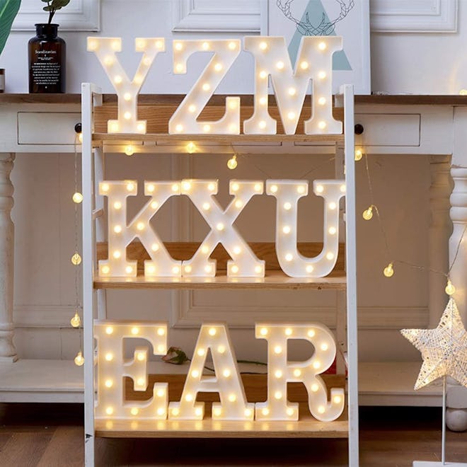 MUMUXI Marquee Light-Up Letters