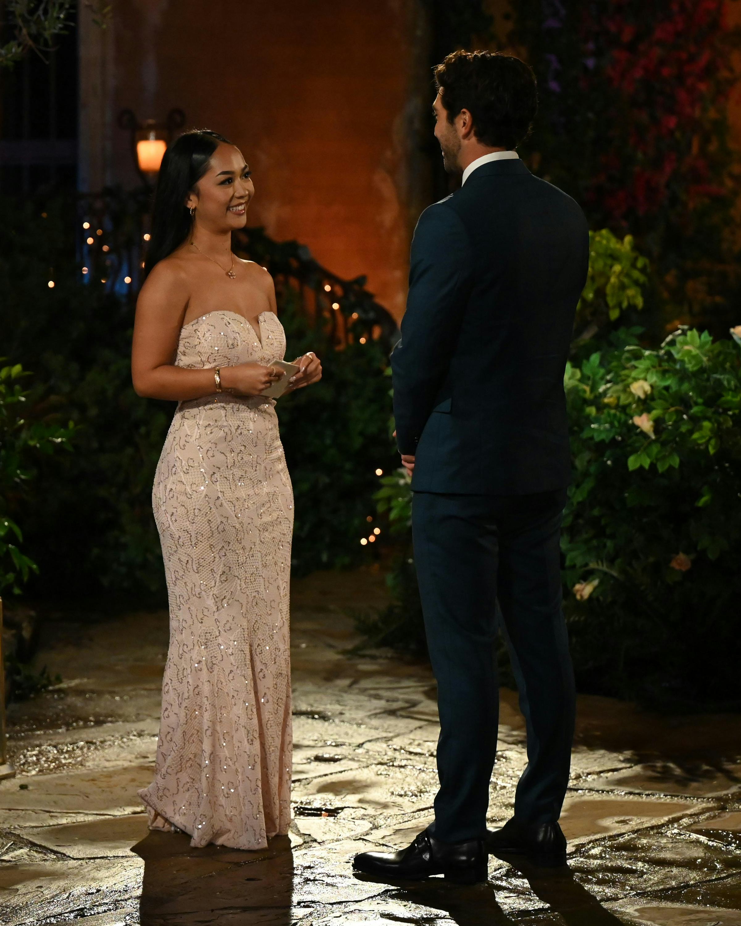 Lea and Joey on &lsquo;The Bachelor.&rsquo; Photo via ABC
