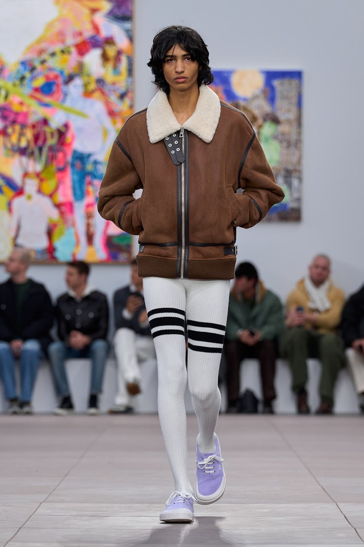 a look from loewe men's fall 2024