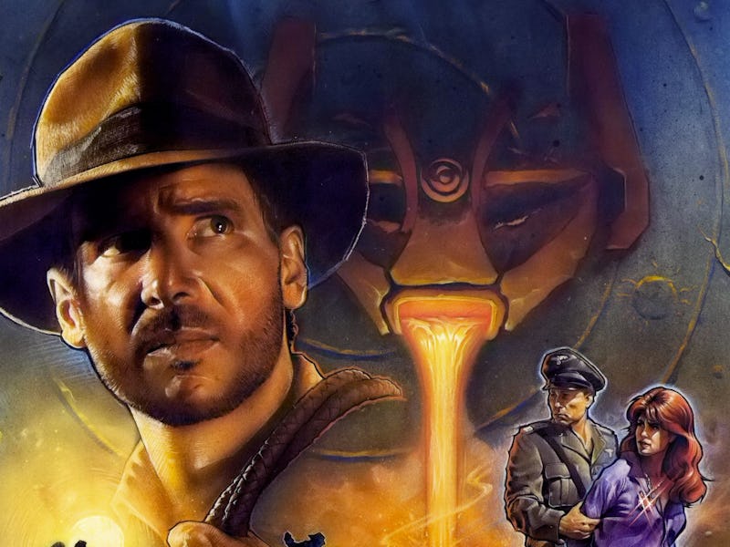Indiana Jones and the Fate of Atlantis key art