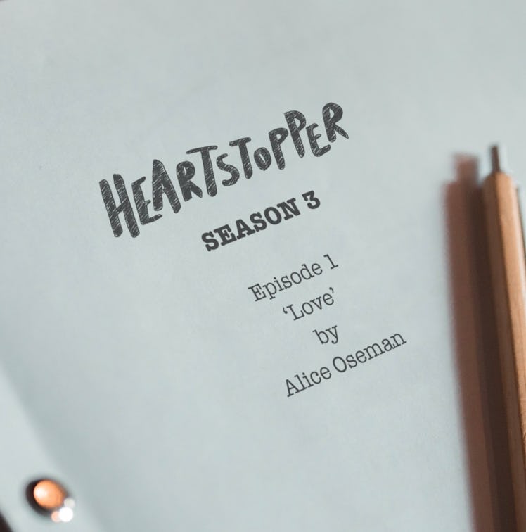 Heartstopper Season 3, Episode 1 script