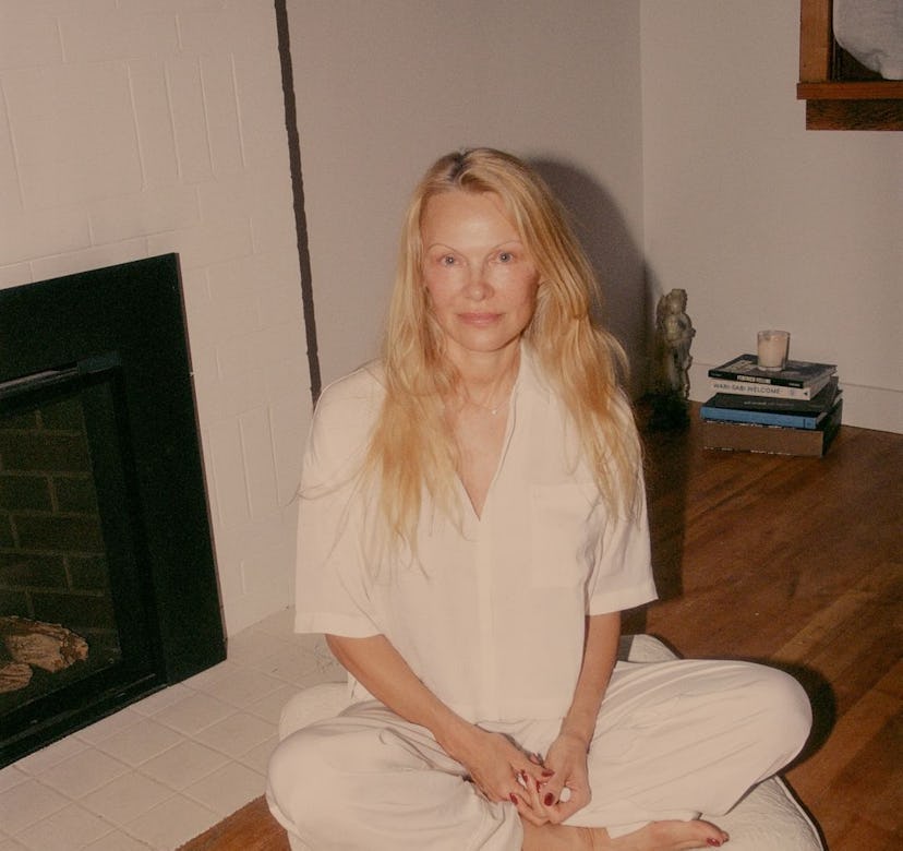 Pamela Anderson no makeup Sonsie skin care