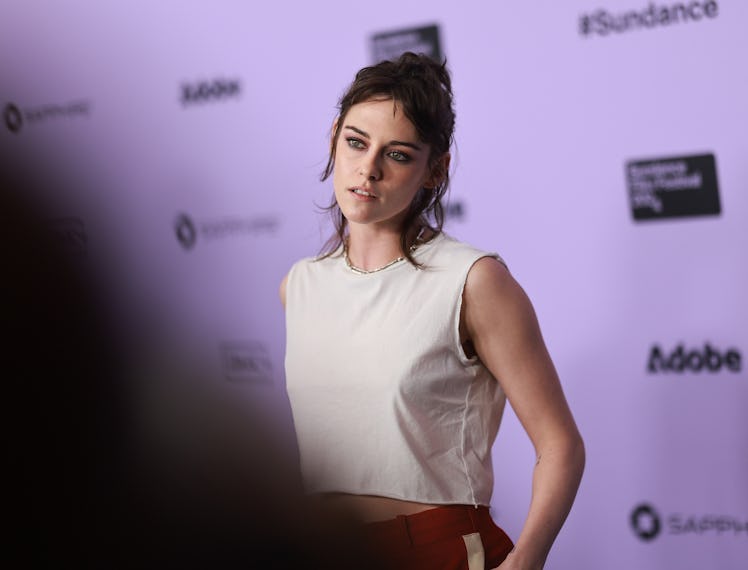 Kristen Stewart attends the "Love Lies Bleeding" Premiere during the 2024 Sundance Film Festival at ...