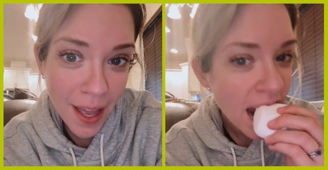 TikTok mom Lindsay Riipinen shares her doctor's advice for fighting a cough: marshmallows.