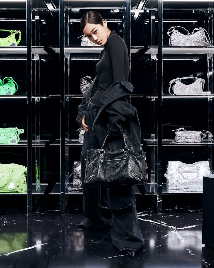 Devon Lee Carlson Stars In Balenciaga’s Le City Bag Campaign