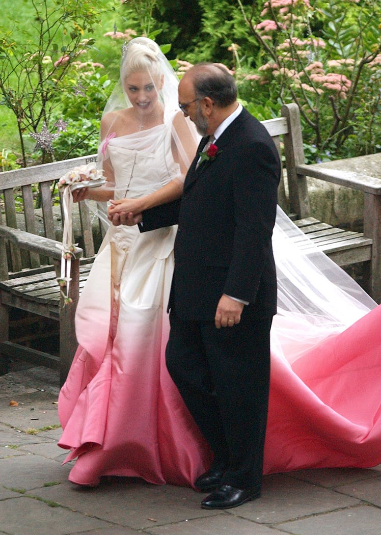 Gwen Stefani's wedding gown. 