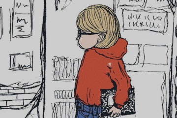 Detail of original cover of Harriet the Spy