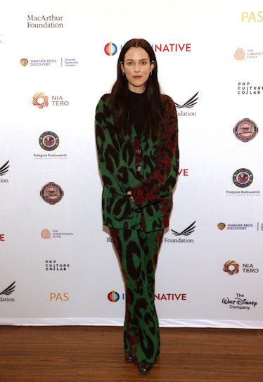 Riley Keough attends Indigenous House: Sundance Film Festival 2024 at David Beavis Fine Art on Janua...