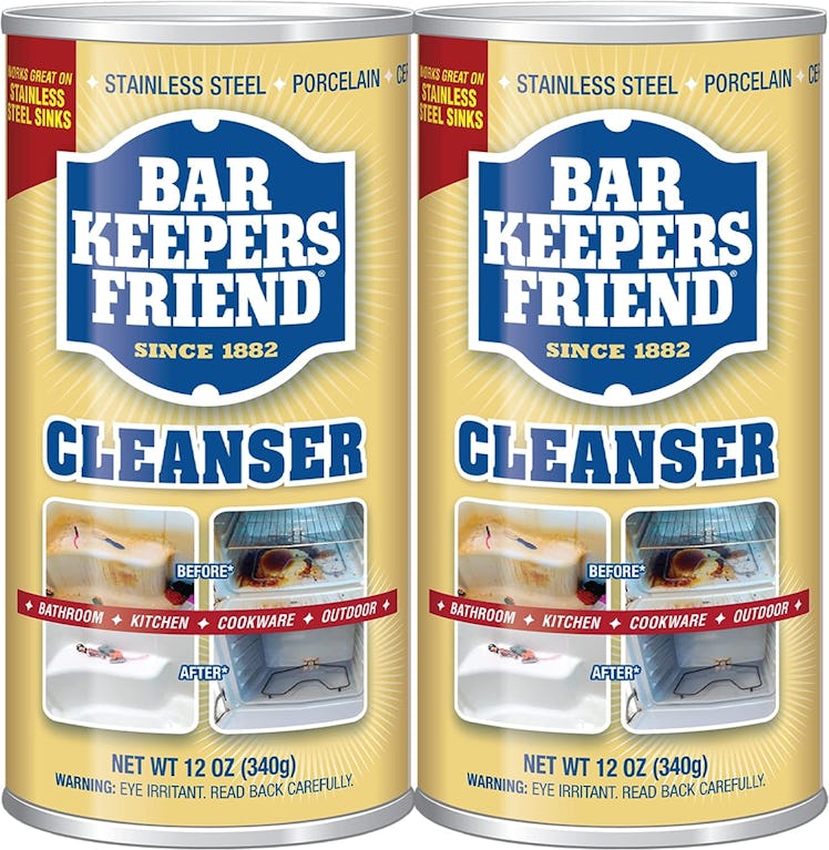 Bar Keepers Friend Powder Cleanser, 12 Oz. (2-Pack)