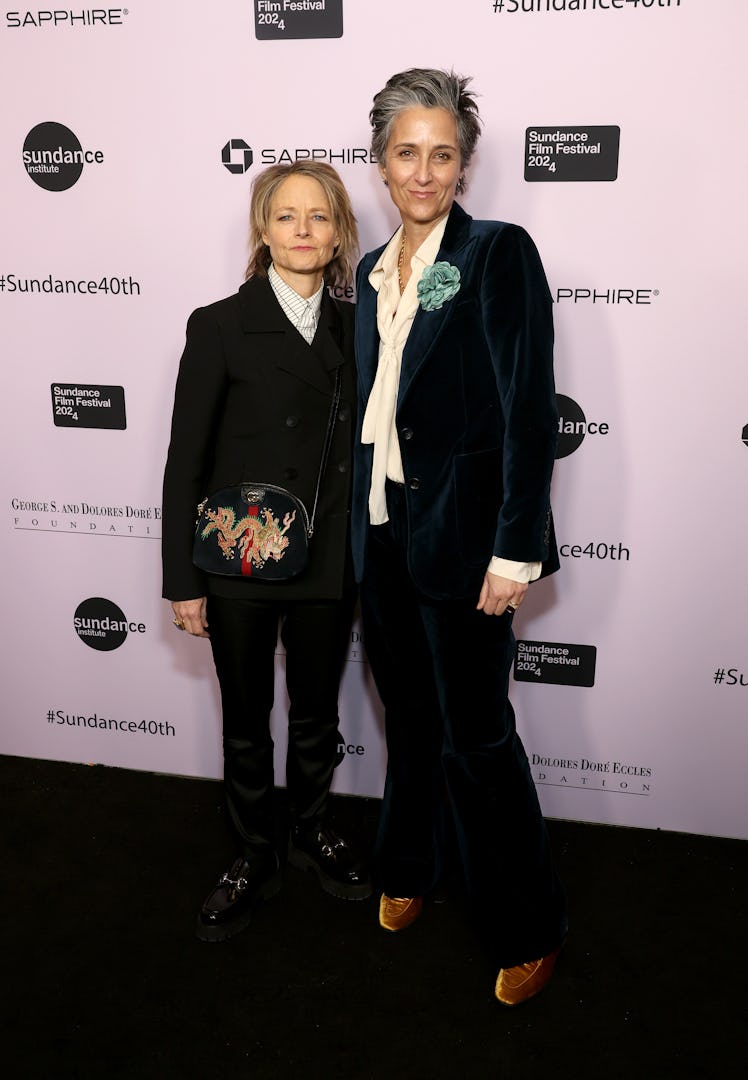 Jodie Foster and Alexandra Hedison attend the 2024 Sundance Film Festival Opening Night Gala: Celebr...