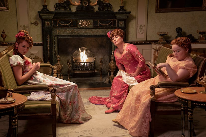 The Featheringtons on ‘Bridgerton.’ Photo via Netflix