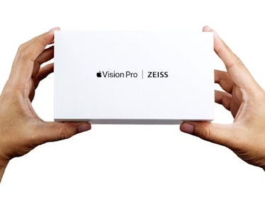 Apple Vision Pro with Zeiss optical inserts