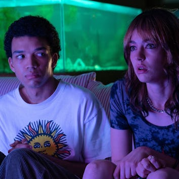 Justice Smith and Brigette Lundy-Paine in I Saw The TV Glow