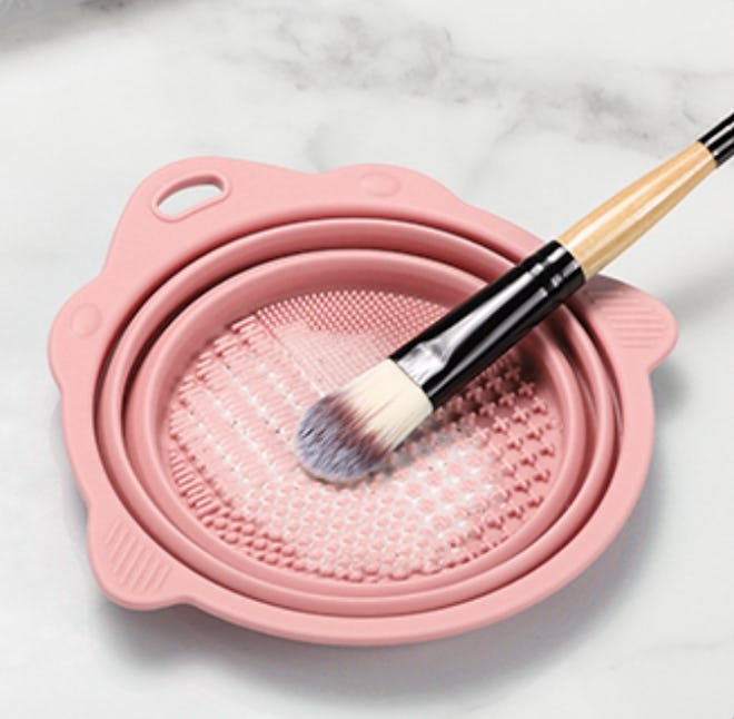 Etercycle Foldable Silicone Makeup Brush Cleaner Bowl