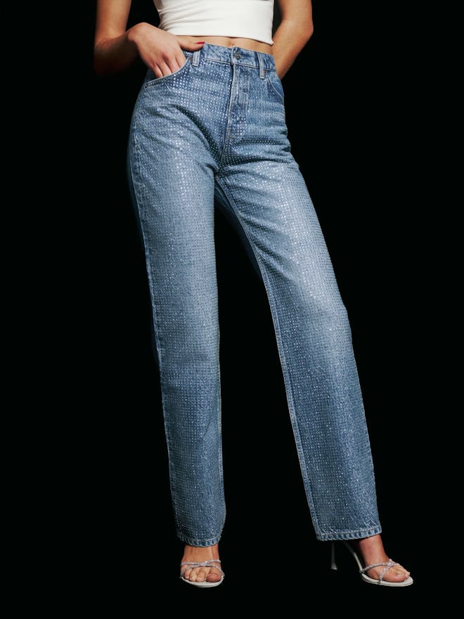 Abby High Rise Straight Jeans