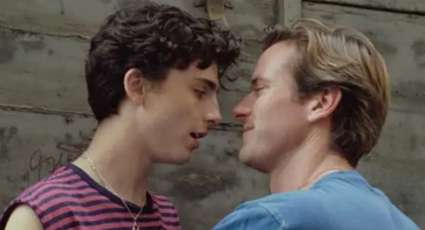 Timothe Chalamet and Armie Hammer in 'Call Me By Your Name.'