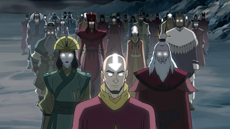 The Avatar State invokes the presence of all the past Avatars. 