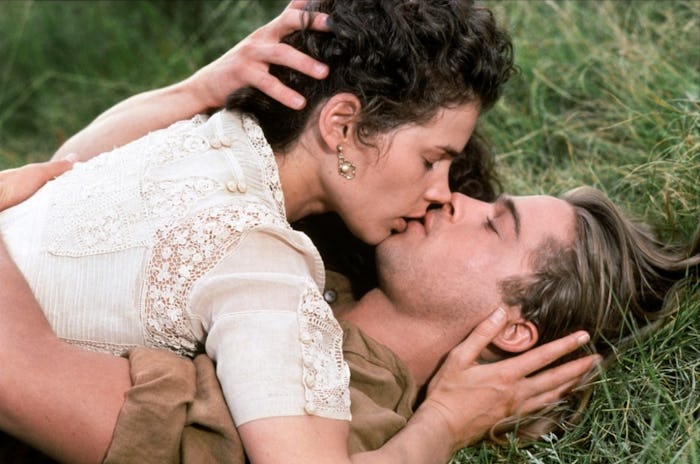 Julia Ormond and Brad Pitt as Susannah and Tristan in 'Legends of the Fall.'