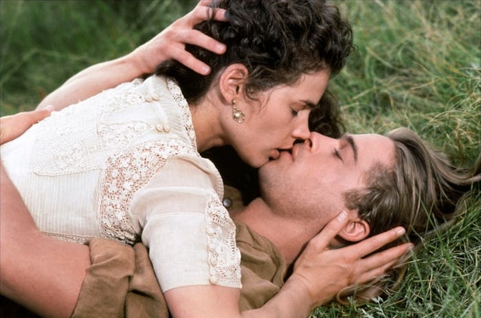 Julia Ormond and Brad Pitt as Susannah and Tristan in 'Legends of the Fall.'