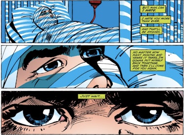 Benjamin Poindexter vows revenge after a spinal injury in Daredevil #181. 