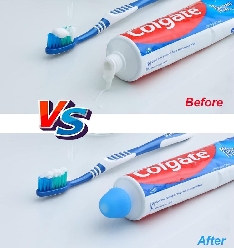 Tnvee Self-Closing Toothpaste Caps (6-Pack)