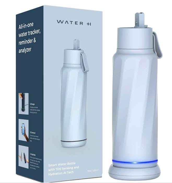 WaterH Vita Smart Bottle With Flip Lid + Straw