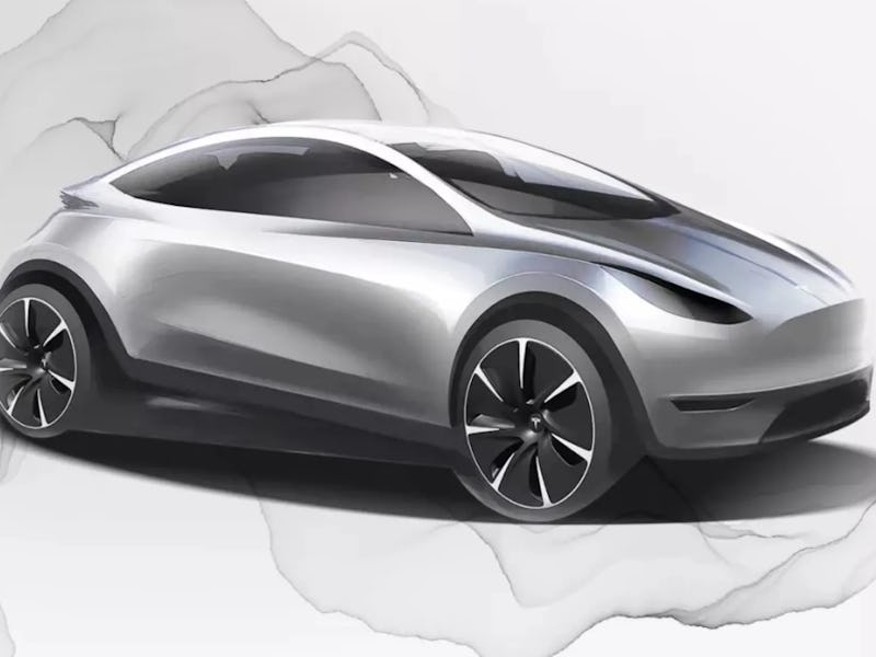Tesla sketches of next-gen compact EV