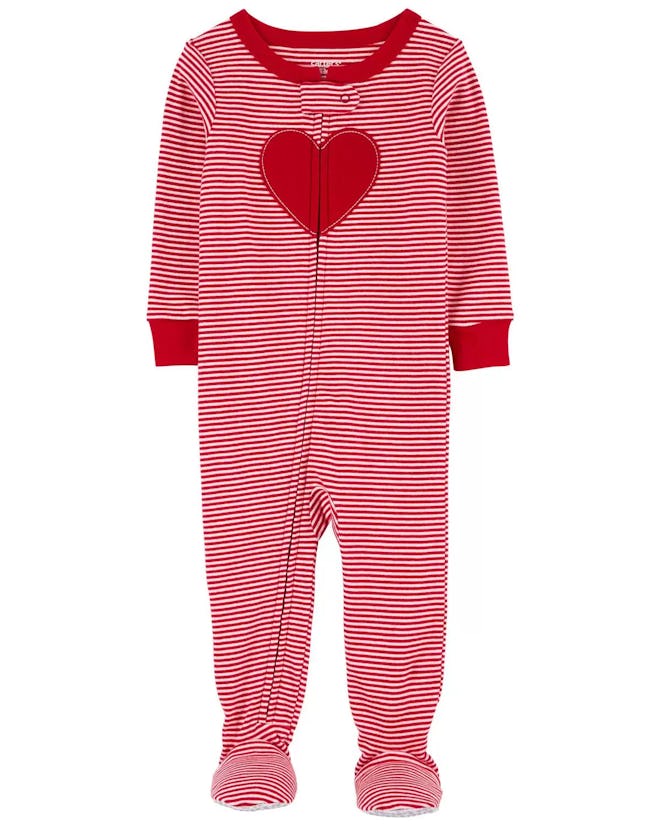Baby 1-Piece Valentine's Day Footie Pajamas