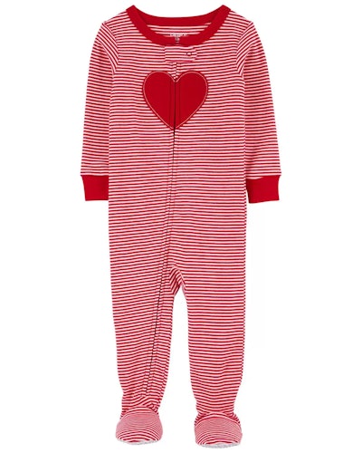 Baby 1-Piece Valentine's Day Footie Pajamas