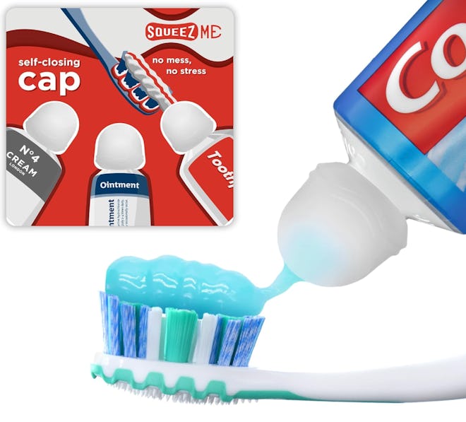 Chrome Cherry Silicone Toothpaste Caps (3-Pack)