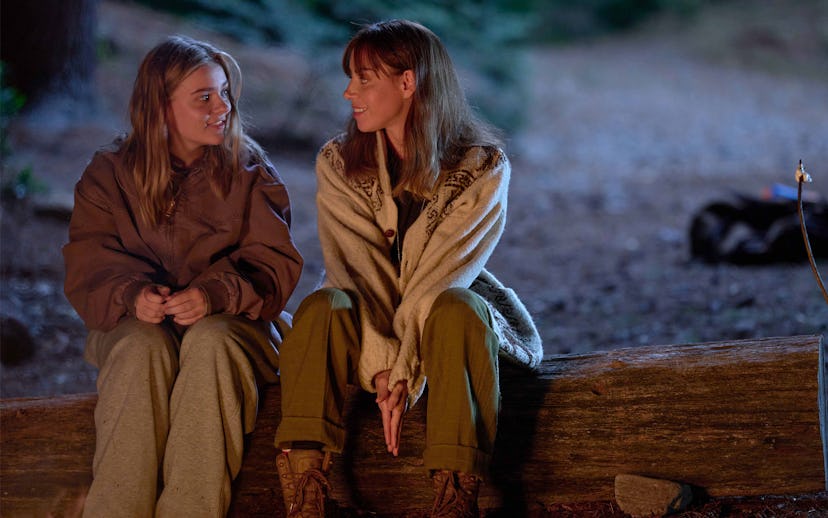 Maisy Stella and Aubrey Plaza appear in 'My Old Ass' by Megan Park, an official selection of the Pre...