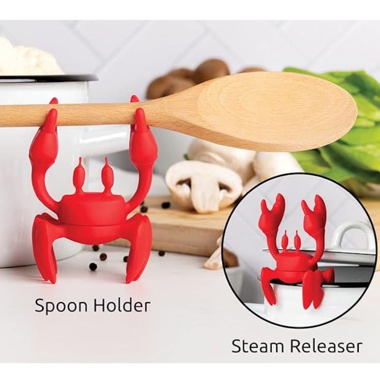 OTOTO Red the Crab Silicone Utensil Rest