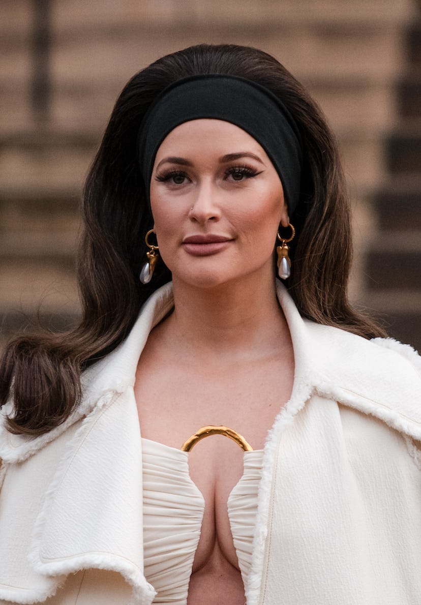 Kacey Musgraves at schiaparelli’s 2024 couture week show