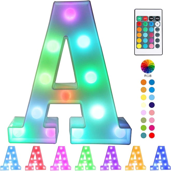 Pooqla LED Marquee Letter Light