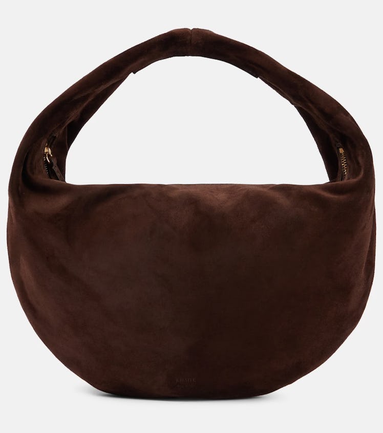 Olivia Medium Suede Shoulder Bag