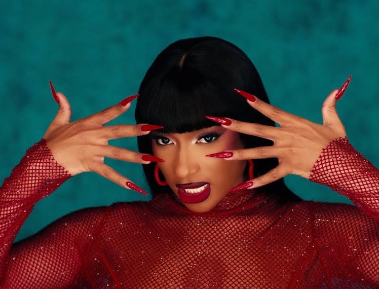 Megan Thee Stallion in the 'Hiss' video.