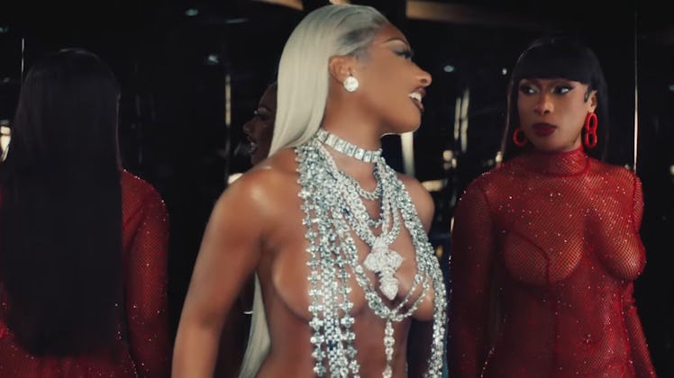 Megan Thee Stallion in the 'Hiss' video.