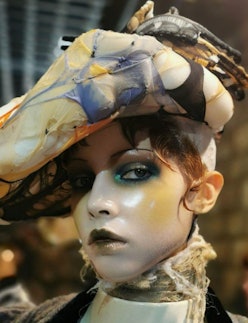 Makeup at Maison Margiela haute couture show spring/summer 2024