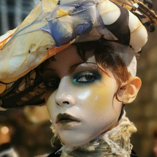 Makeup at Maison Margiela haute couture show spring/summer 2024