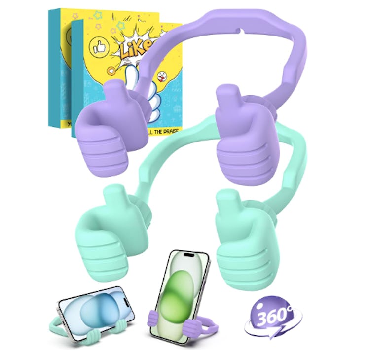 CALDEVER Thumbs-Up Cell Phone Holders (2-Pack)