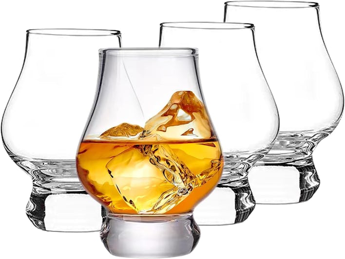 Mfacoy Whiskey Glasses (Set of 4)