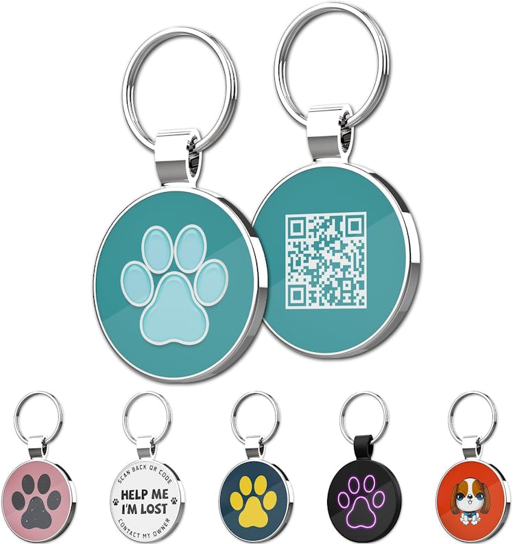 MYLUCKYTAG QR Code Dog ID Tag