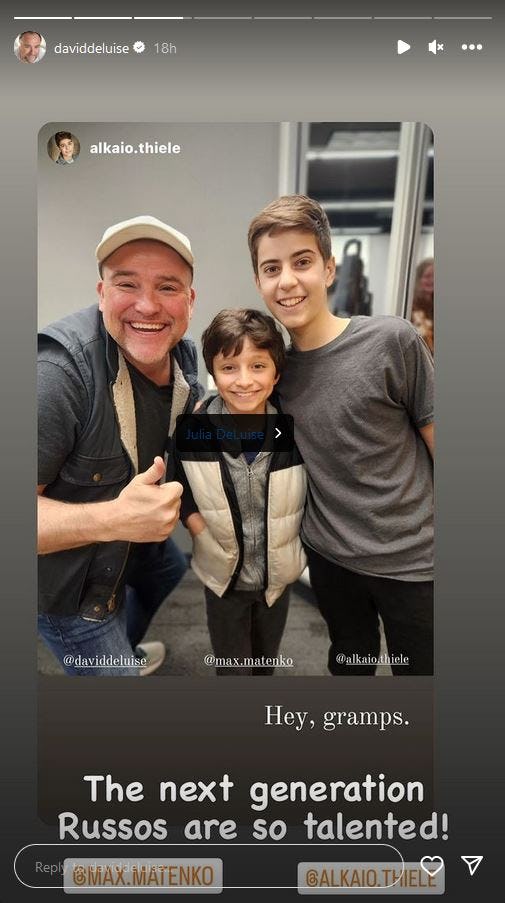 David DeLuise celebrates new additions to the &lsquo;Wizards of Waverly Place&rsquo; sequel.