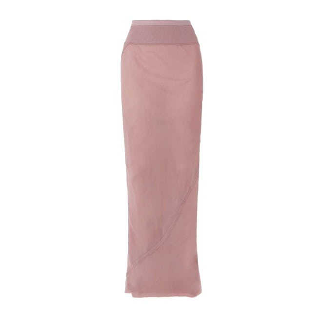 Coda Cotton Blend-Trimmed Silk-Voile Maxi Skirt