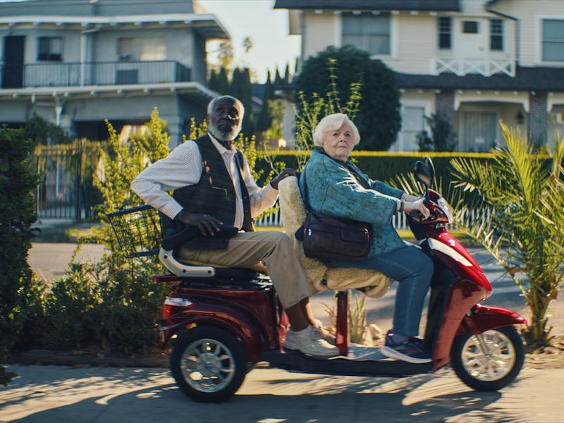 Richard Roundtree and June Squibb in Thelma