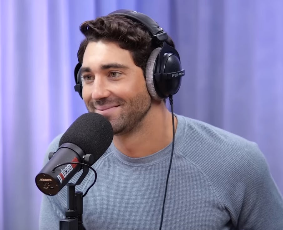 Joey on Kaitlyn Bristowe&rsquo;s podcast. Screenshot via YouTube